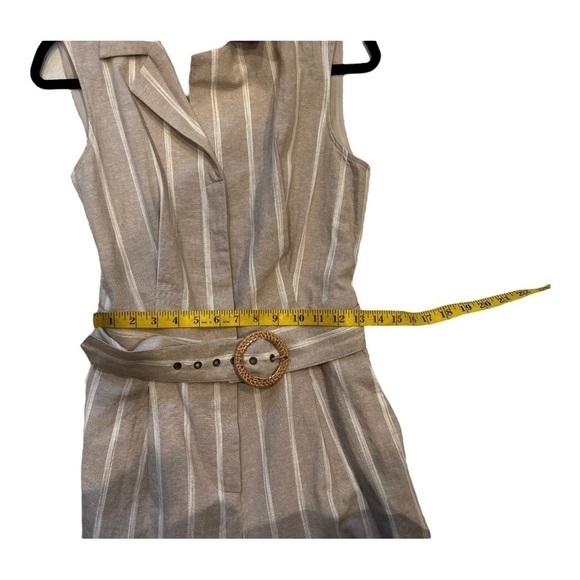 MOTF Linen Blend Wide Leg Jumpsuit Medium - Picture 11 of 11